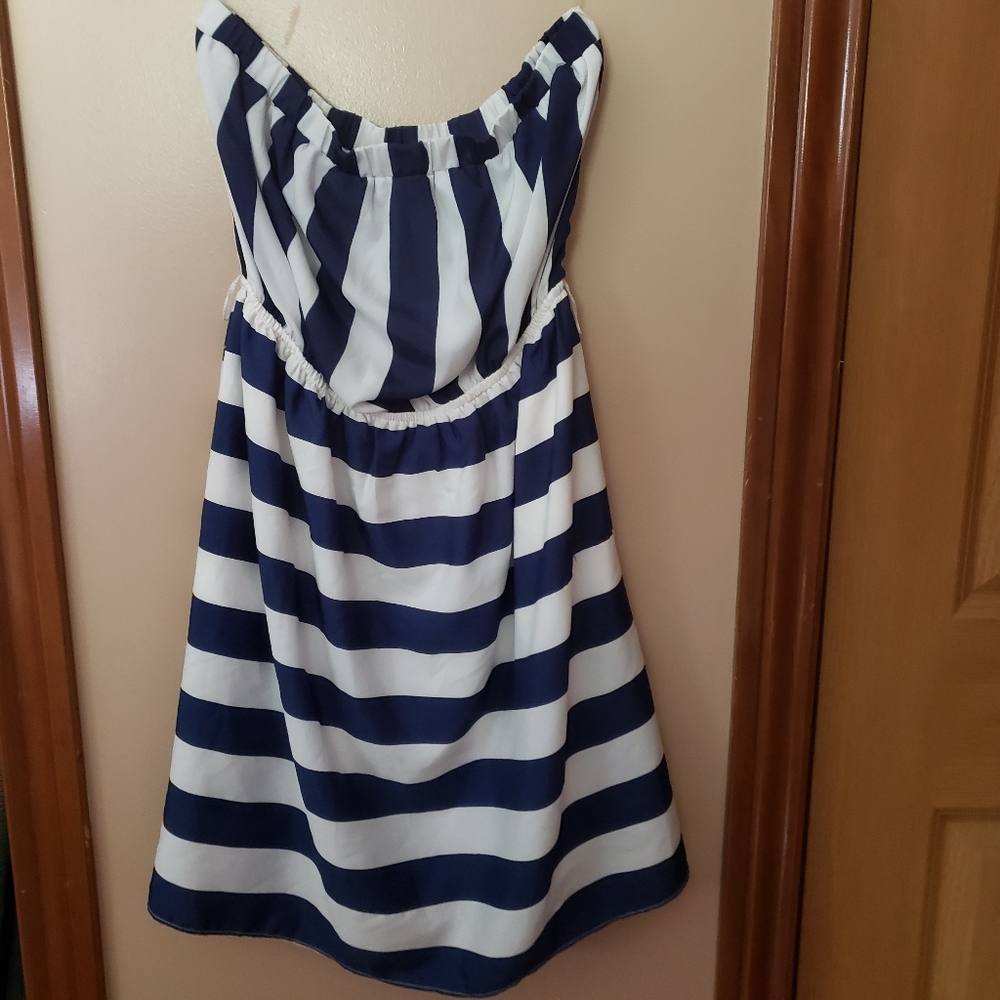 striped dress. medium